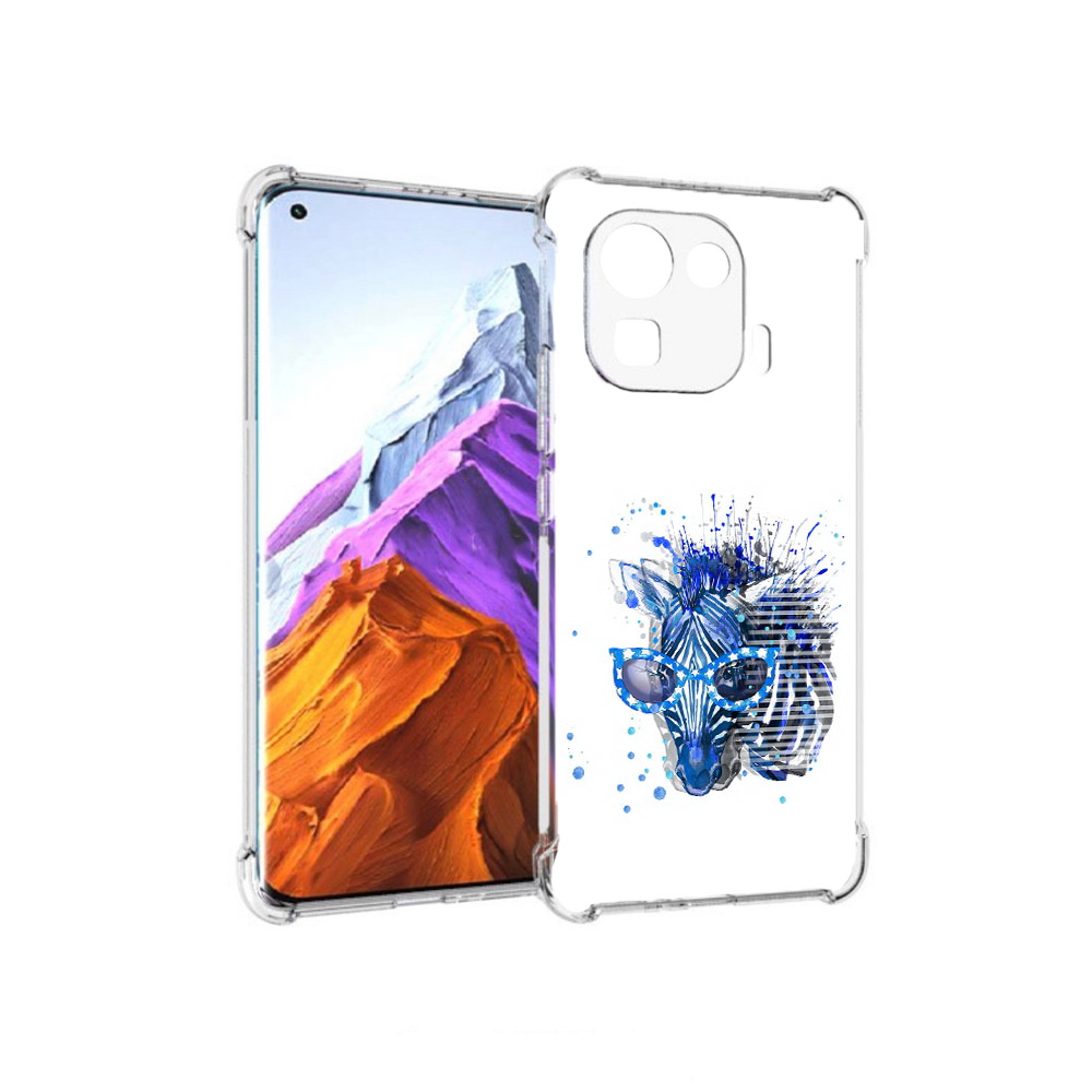 

Чехол MyPads Tocco для Xiaomi 11 Pro расплывчатая зебра (PT144585.286.577), Прозрачный, Tocco