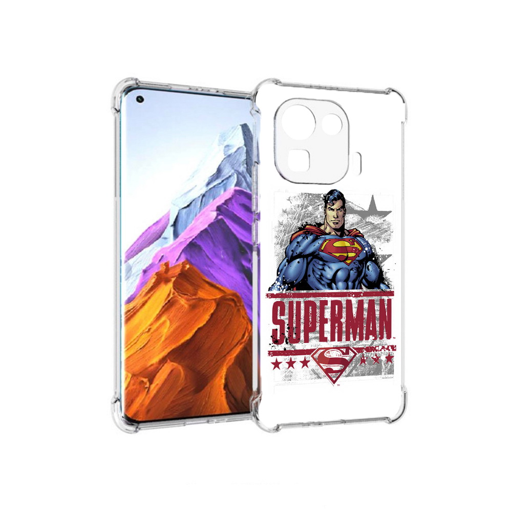 

Чехол MyPads Tocco для Xiaomi 11 Pro рисунок супермен (PT144585.286.583), Прозрачный, Tocco