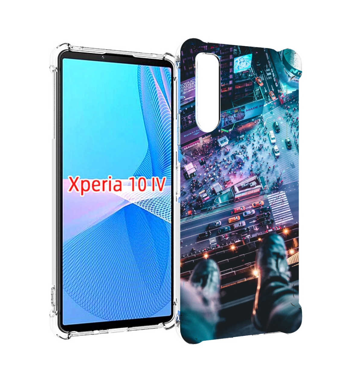 Чехол MyPads парень на крыше для Sony Xperia 10 IV (10-4)