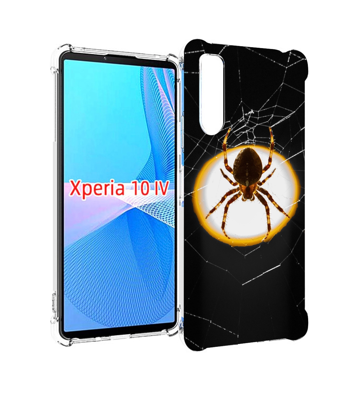 

Чехол MyPads паук-с-паутинкой для Sony Xperia 10 IV (10-4), Прозрачный, Tocco