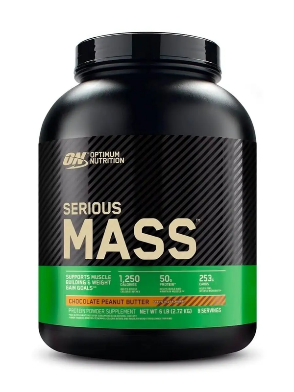 Гейнер Optimum Nutrition Serious Mass, 2700 г, chocolate peanut butter