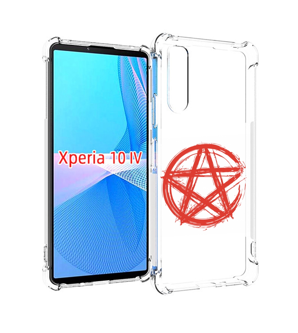 

Чехол MyPads пентаграмма для Sony Xperia 10 IV (10-4), Прозрачный, Tocco