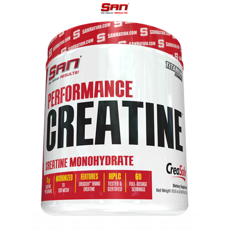 Креатин San Performance Creatine, 300 г, unflavored