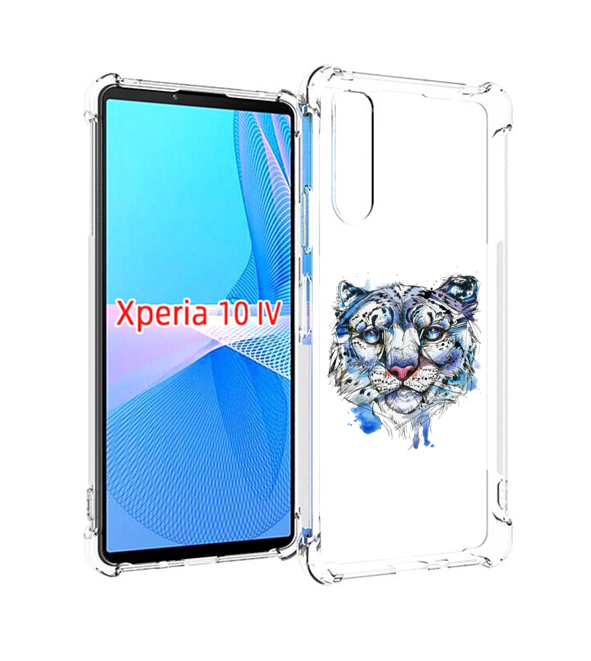 

Чехол MyPads водяной тигр для Sony Xperia 10 IV (10-4), Прозрачный, Tocco