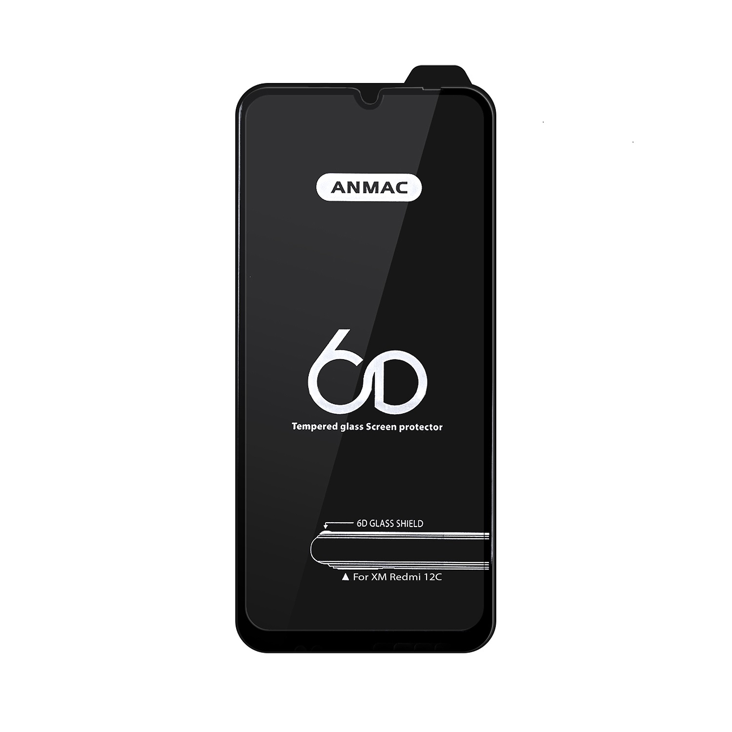 

Защитное стекло для Xiaomi Redmi 12C Anmac 6D Black (IS010185)