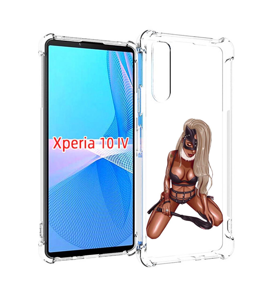 

Чехол MyPads плохая-девушка женский для Sony Xperia 10 IV (10-4), Прозрачный, Tocco