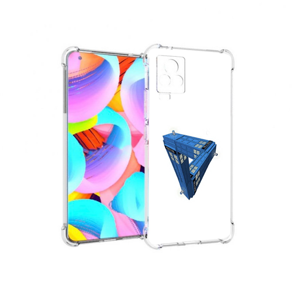 

Чехол MyPads Tocco для Vivo IQOO 7 головолока абстракция, Прозрачный, Tocco