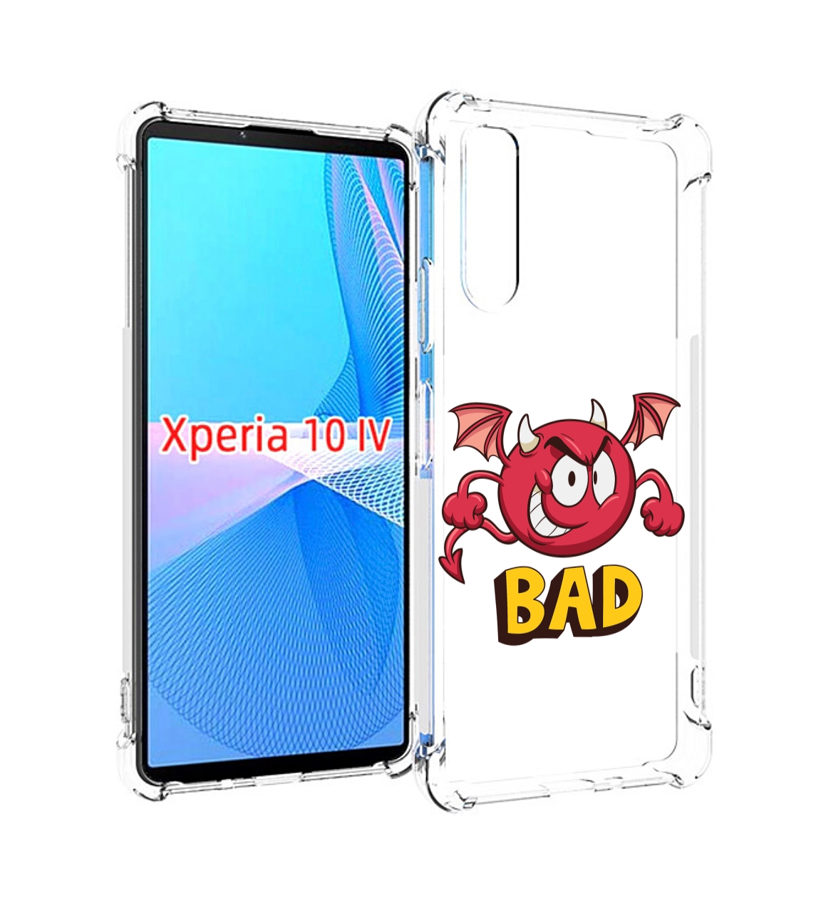 

Чехол MyPads плохой для Sony Xperia 10 IV (10-4), Прозрачный, Tocco