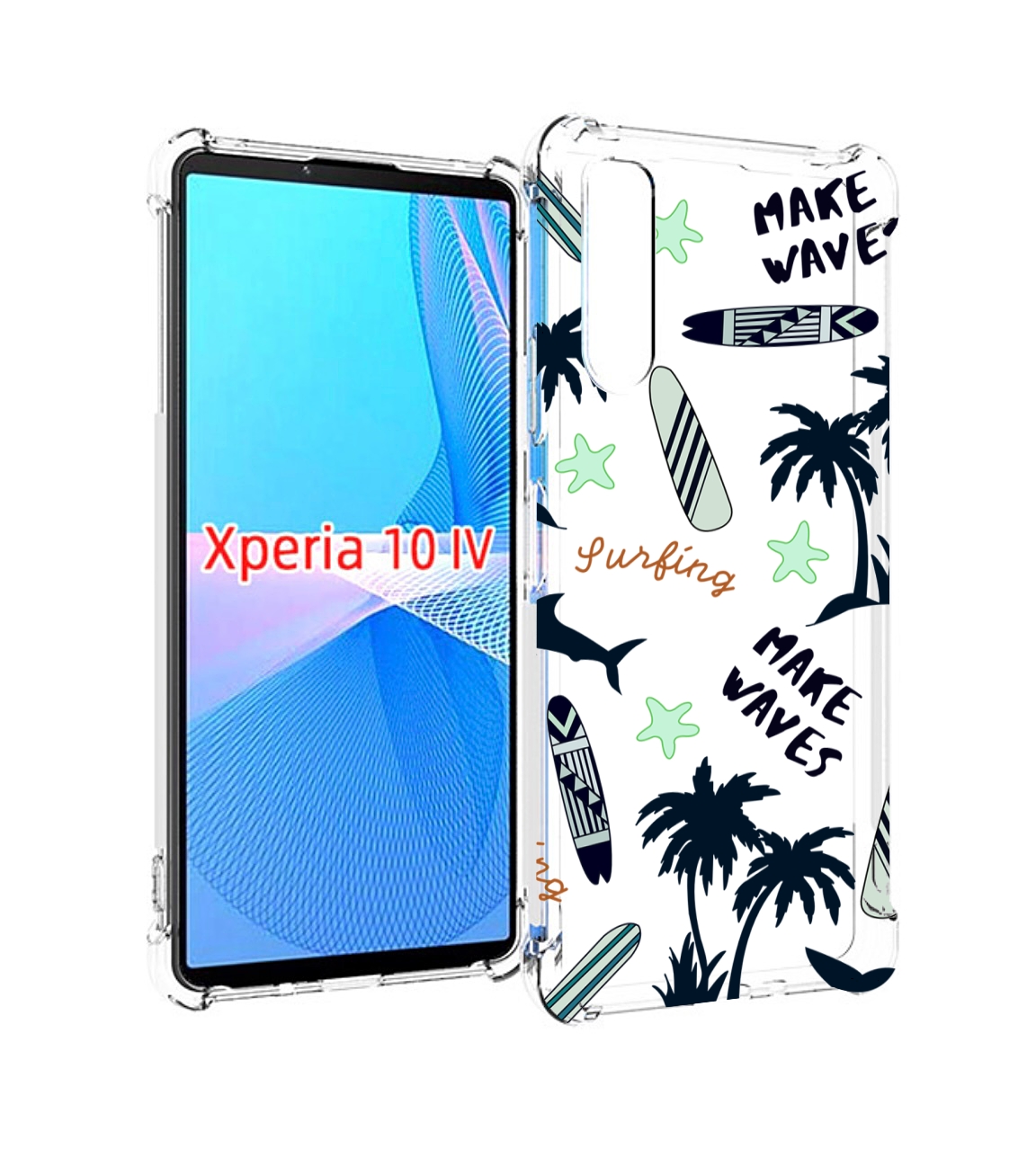 

Чехол MyPads пляжная-тематика для Sony Xperia 10 IV (10-4), Прозрачный, Tocco