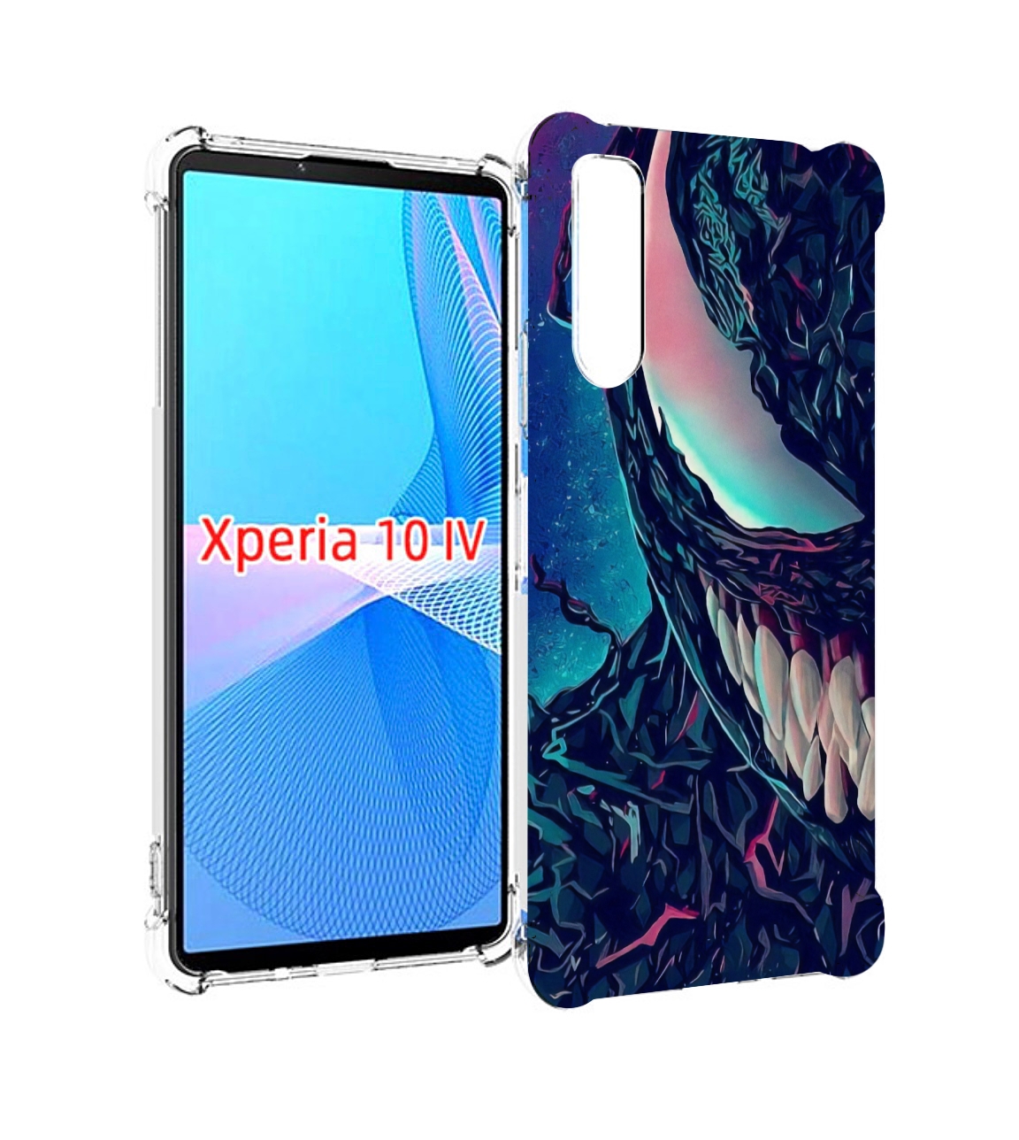

Чехол MyPads полу веном для Sony Xperia 10 IV (10-4), Прозрачный, Tocco