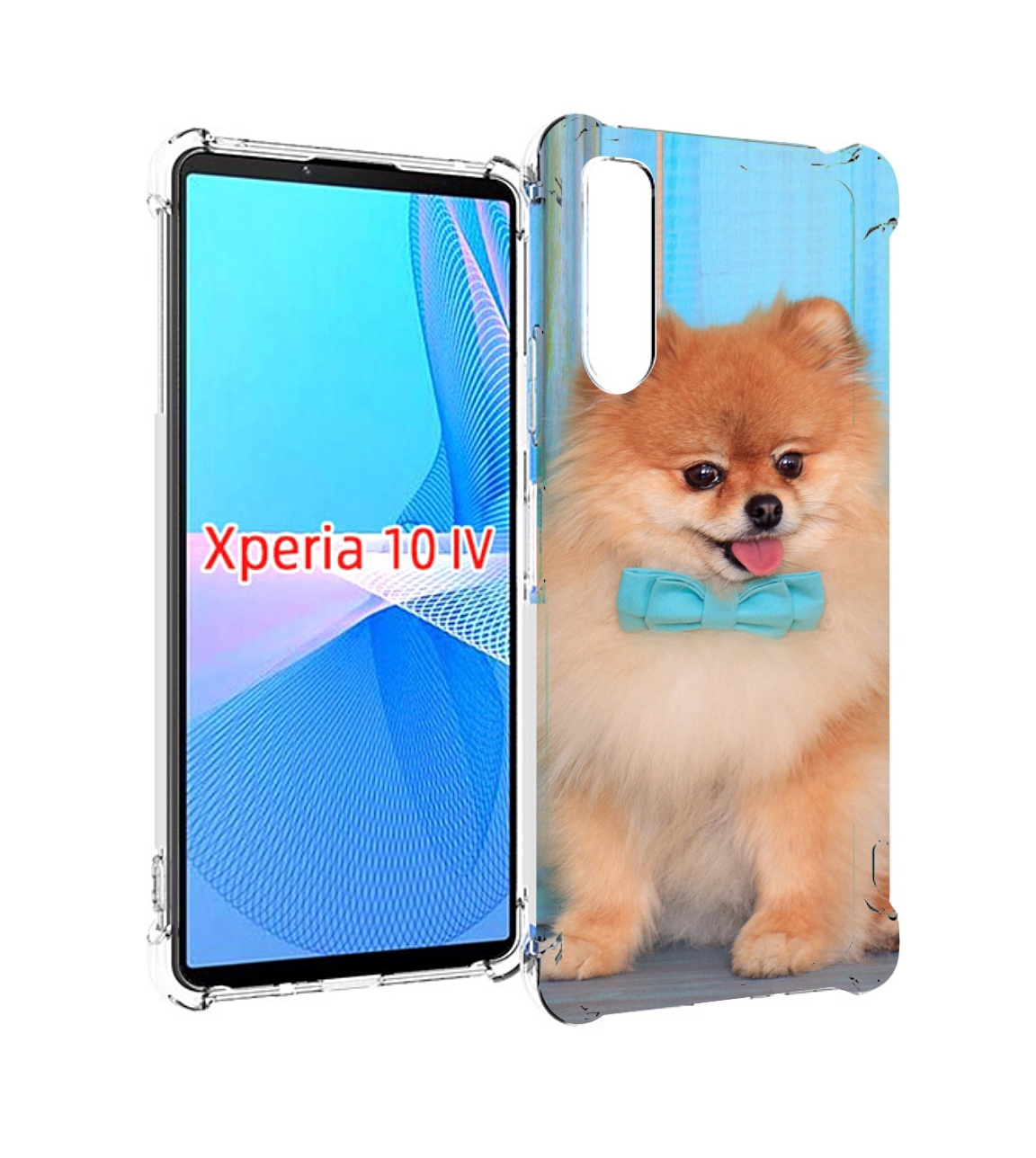 

Чехол MyPads померанскии шпиц для Sony Xperia 10 IV (10-4), Прозрачный, Tocco