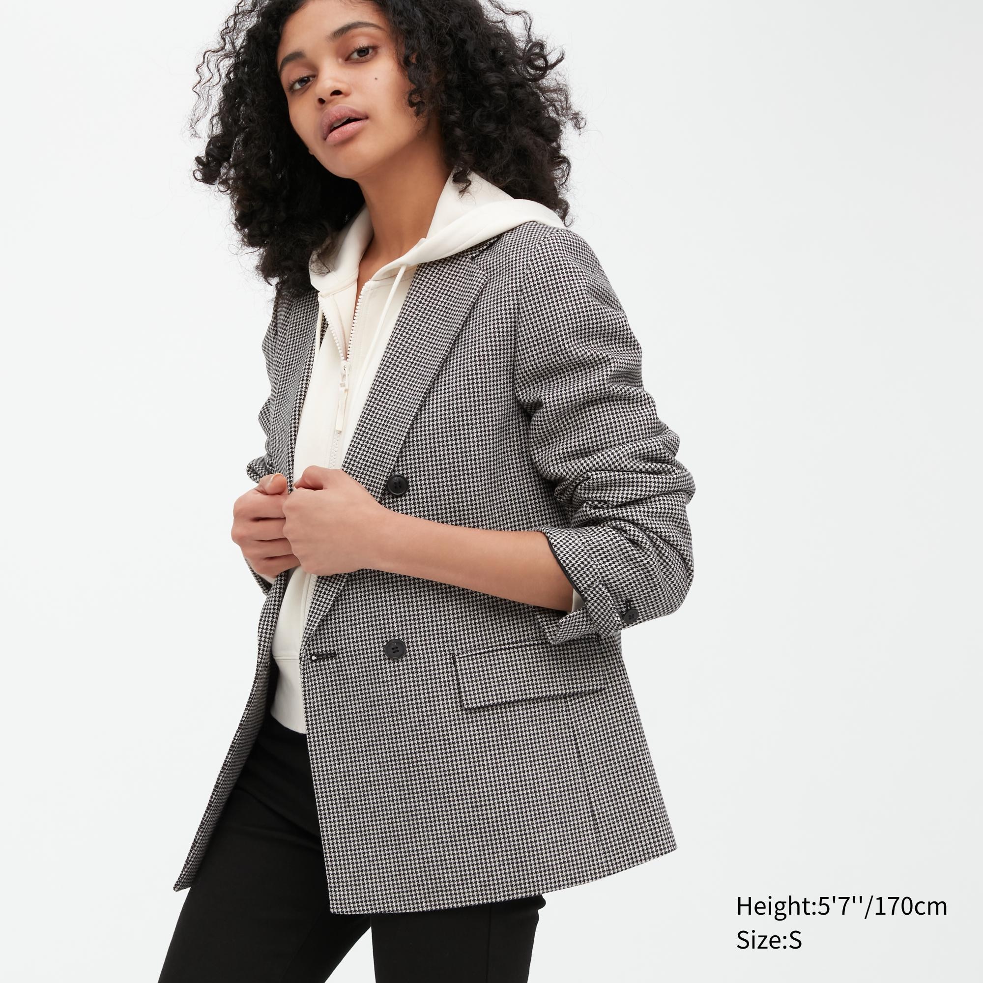 

Блейзер женский UNIQLO 452679COL08 серый XS (доставка из-за рубежа), 452679COL08
