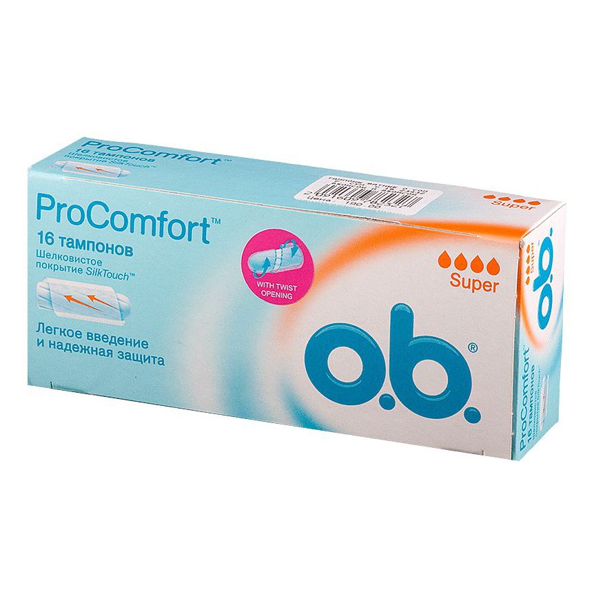 Тампоны Ob Pro Comfort Супер 16 шт