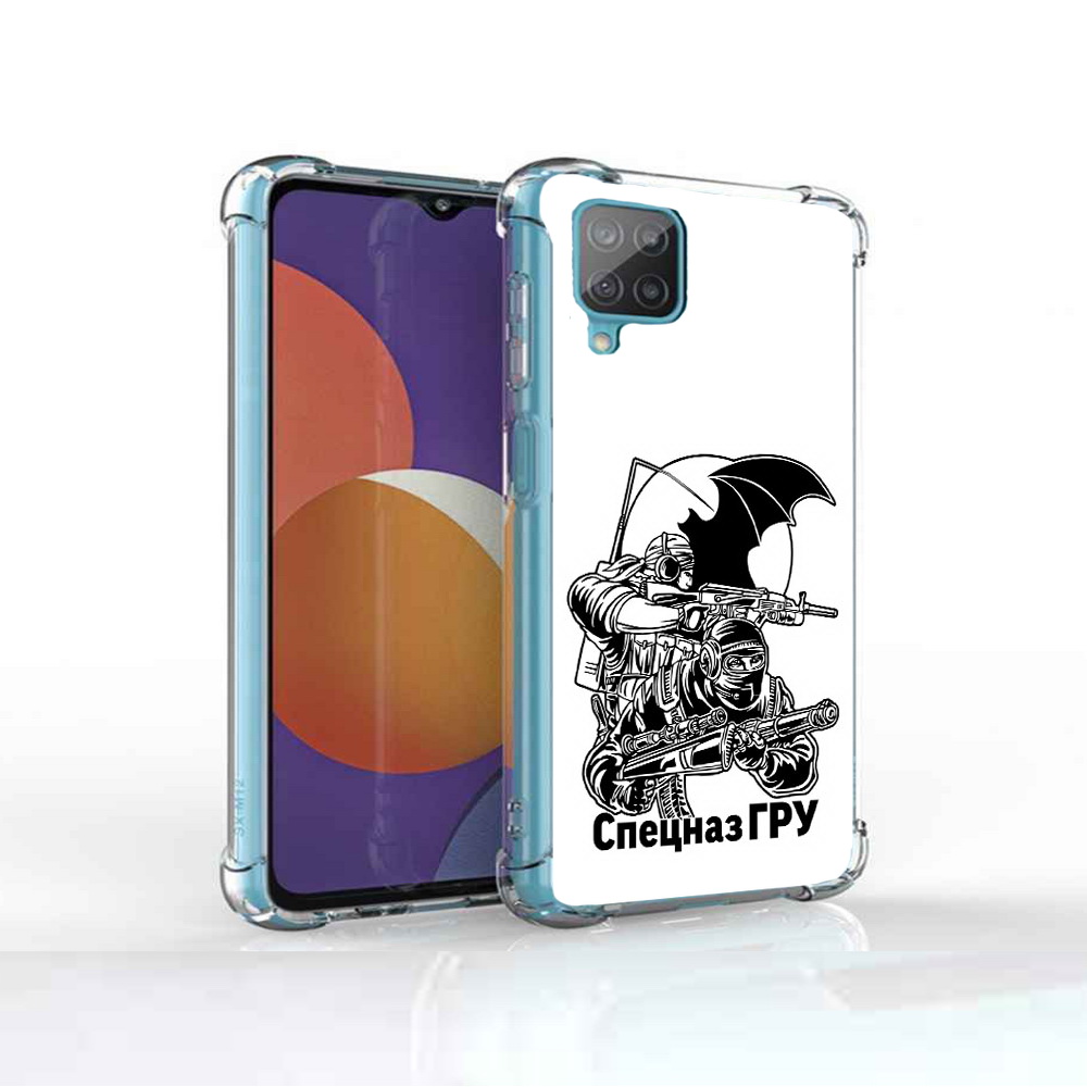 

Чехол MyPads Tocco для Samsung Galaxy M12 спецназ гру (PT226930.536.618), Прозрачный, Tocco