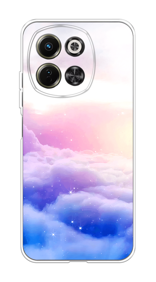 

Чехол на Tecno Spark 30 5G Небеса, Голубой;белый;розовый, 309750-1