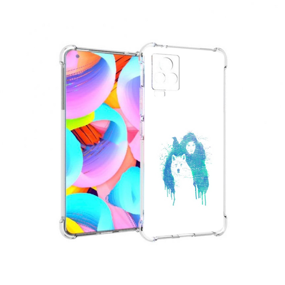

Чехол MyPads Tocco для Vivo IQOO 7 джон сноу, Прозрачный, Tocco