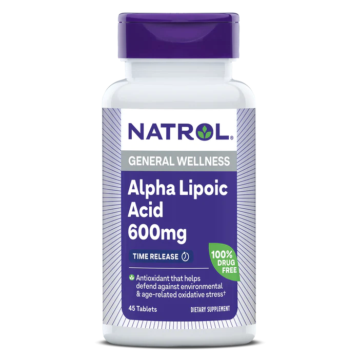 

Natrol Alpha Lipoic Acid 600 мг 45 таблеток, Time Release