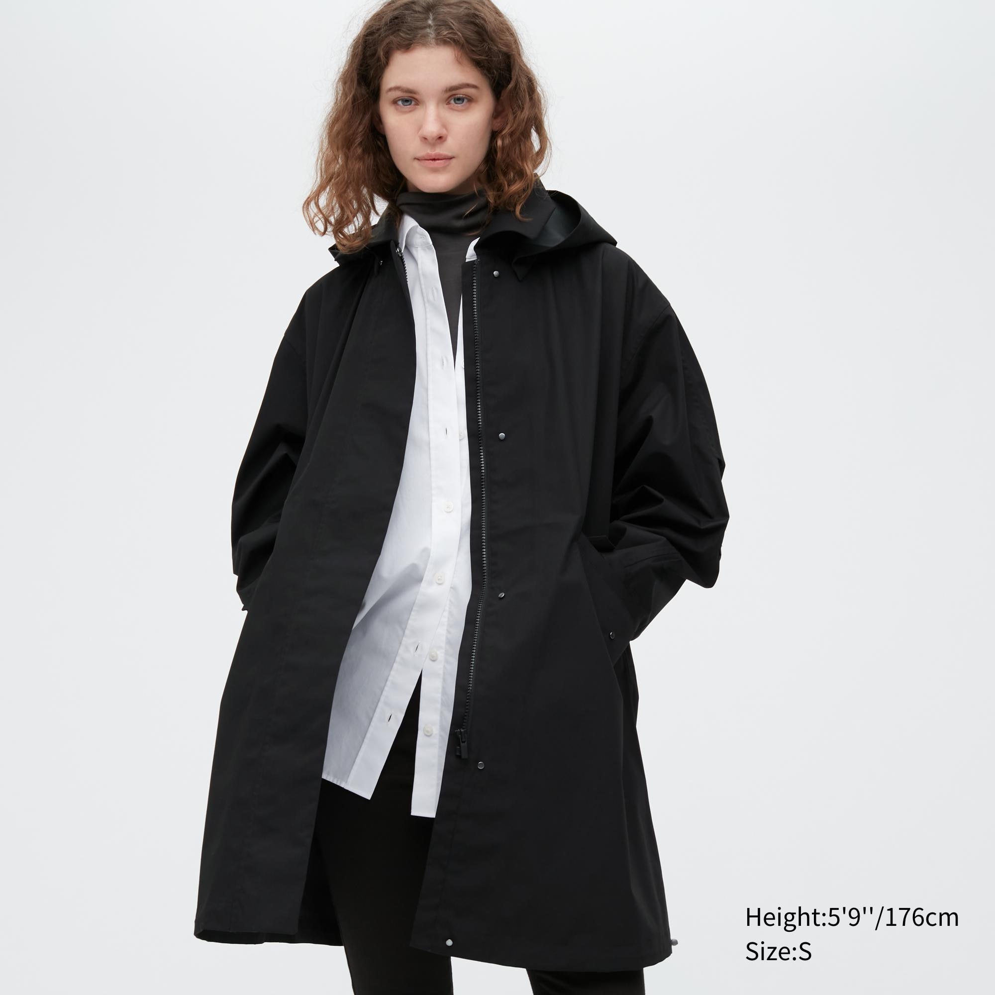 Плащ женский UNIQLO 452969COL09 черный XS (доставка из-за рубежа)