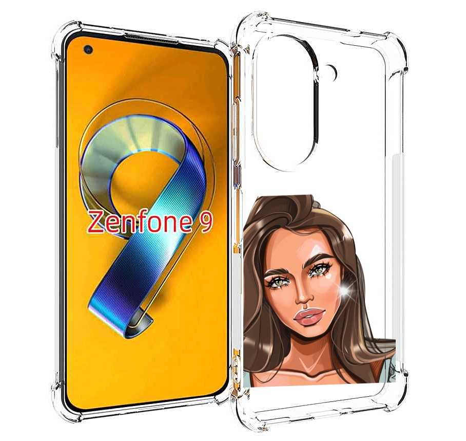 

Чехол MyPads Девушка-с-зелеными-глазами для Asus Zenfone 9 (AI2202), Прозрачный, Tocco