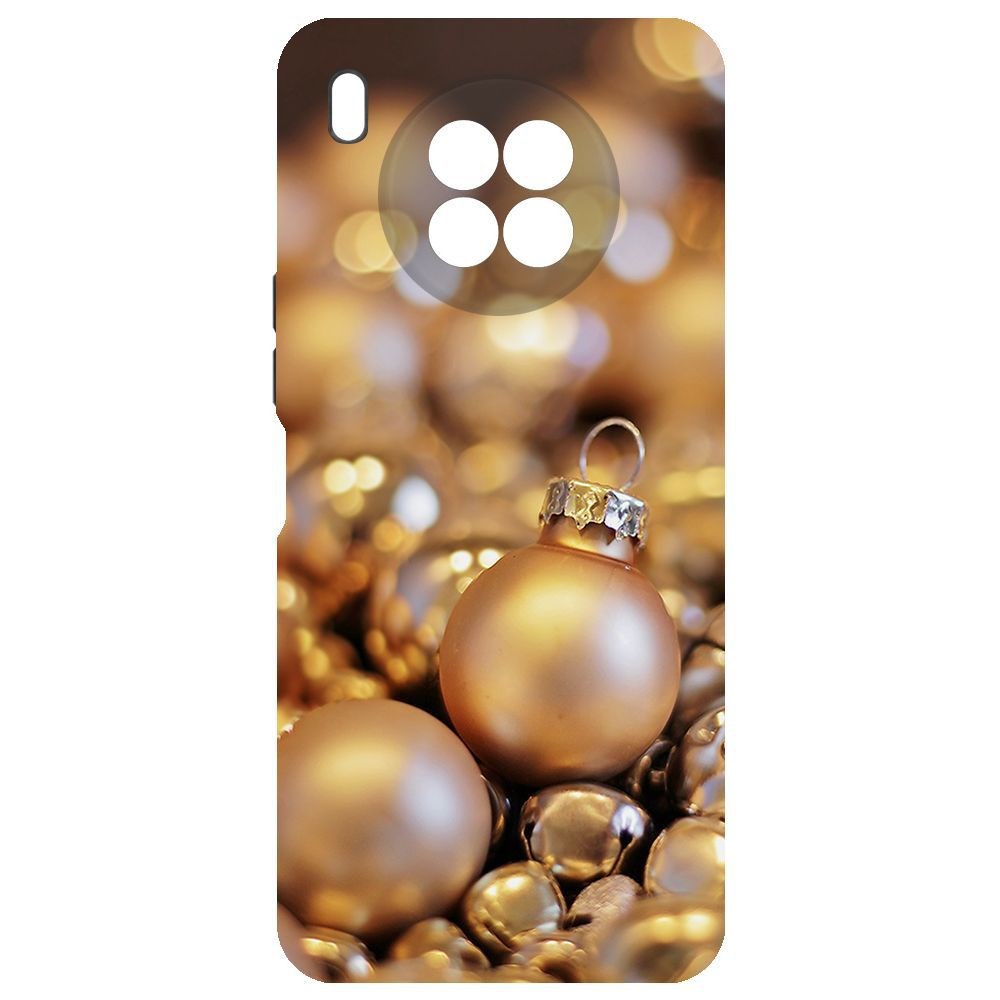 

Чехол-накладка Krutoff Софт Кейс Золотые игрушки для Huawei Nova 8i черный