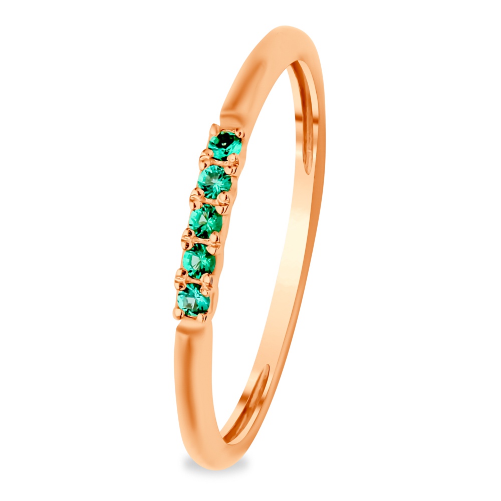 

Кольцо из золота р. , 585Gold 101014841, изумруд искусственный, 101014841