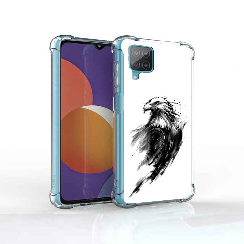 

Чехол MyPads Tocco для Samsung Galaxy M12 чб птица (PT226930.536.670), Прозрачный, Tocco