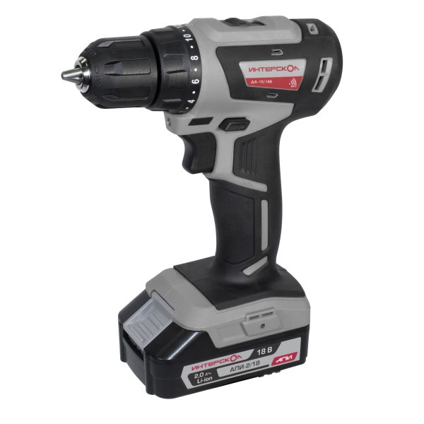 Аккумуляторная дрель-шуруповерт ИНТЕРСКОЛ МиниМАКС ДА-1018В 42 биты в комплекте 942600₽