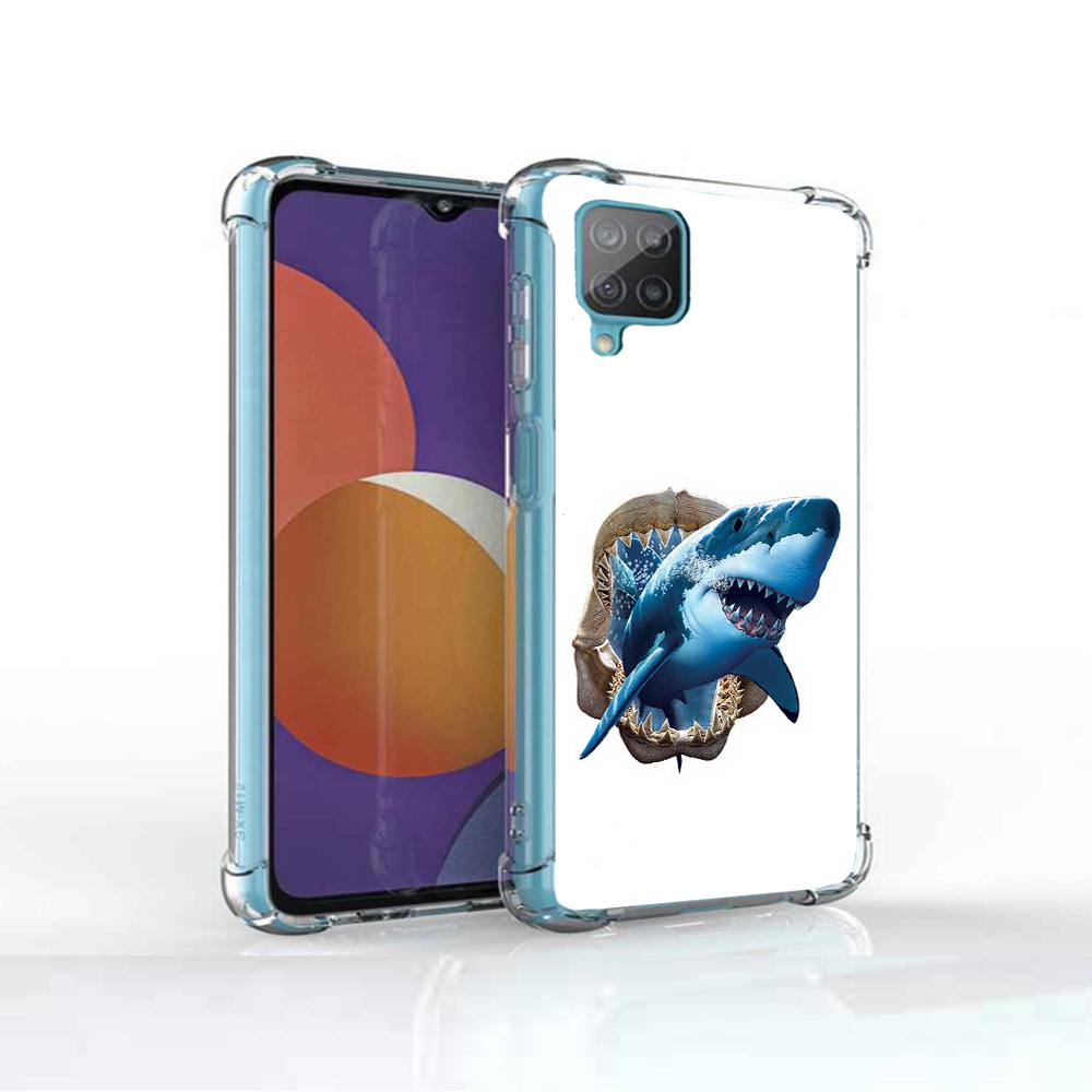 

Чехол MyPads Tocco для Samsung Galaxy M12 челюсти (PT226930.536.675), Прозрачный, Tocco