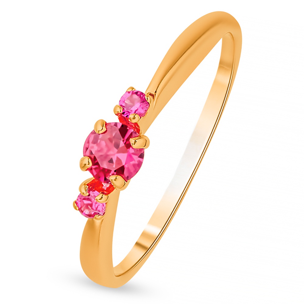 

Кольцо из золота р. , 585Gold 101014749, рубин искусственный, 101014749