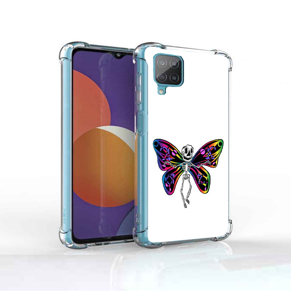 Чехол MyPads Tocco для Samsung Galaxy M12 эффект бабочки (PT226930.536.701)