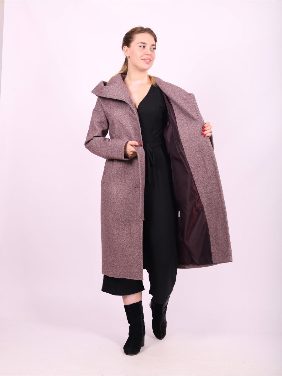 

Пальто женское Louren Wilton 2116-LW коричневое 48 RU, 2116-LW