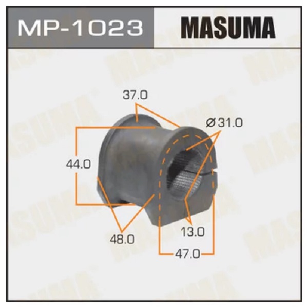 

Втулка стабилизатора (упаковка 2 шт, цена за 1 шт) MASUMA mp1023