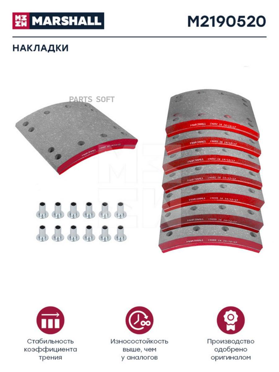 

Накладки торм. компл. HCV