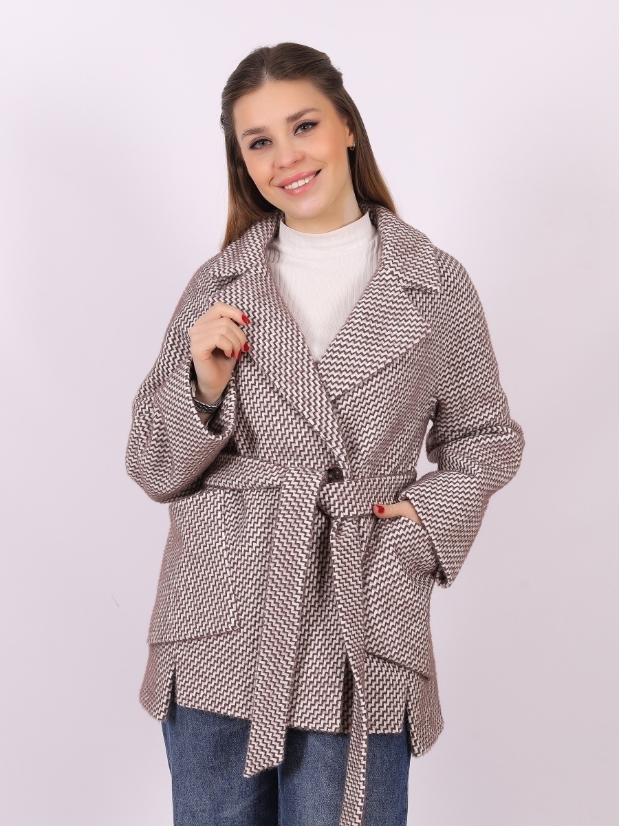 

Пальто женское Louren Wilton 2122 коричневое 52 RU, 2122