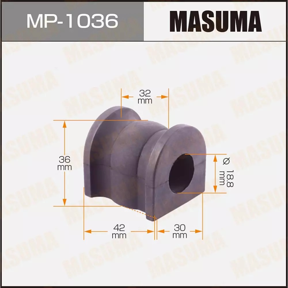 

Втулка стабилизатора задн. MASUMA mp1036