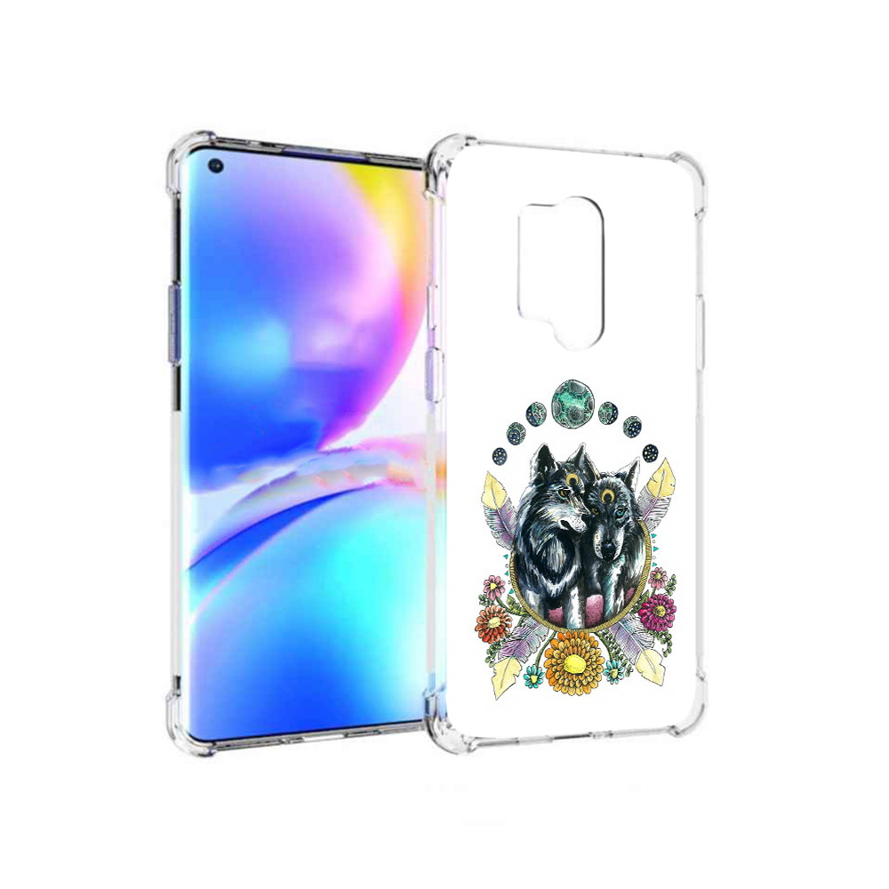 

Чехол MyPads Tocco для OnePlus 8 Pro красивые волки абстракция (PT148281.139.408), Прозрачный, Tocco