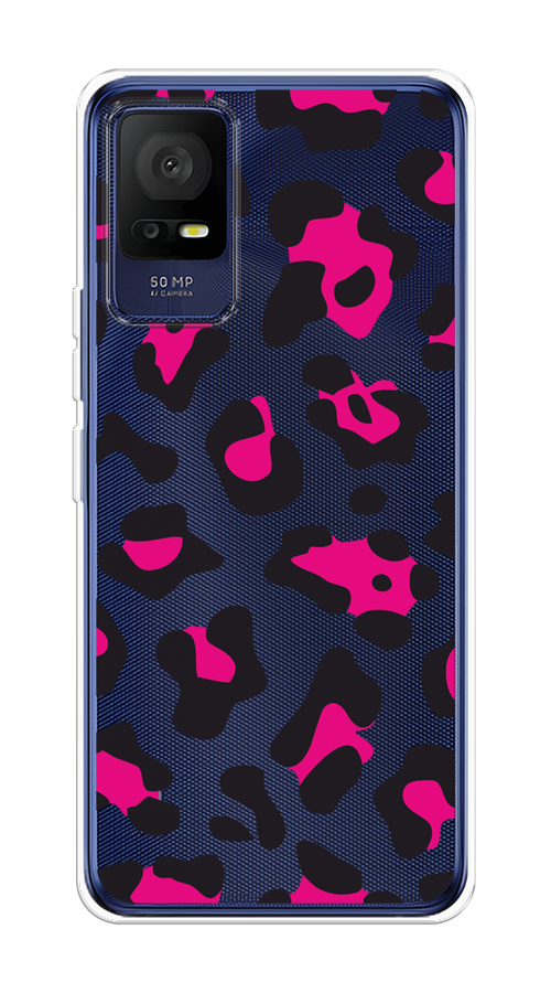 

Чехол на TCL 408/405 "Pink cow spots", Черный;розовый, 291350-1