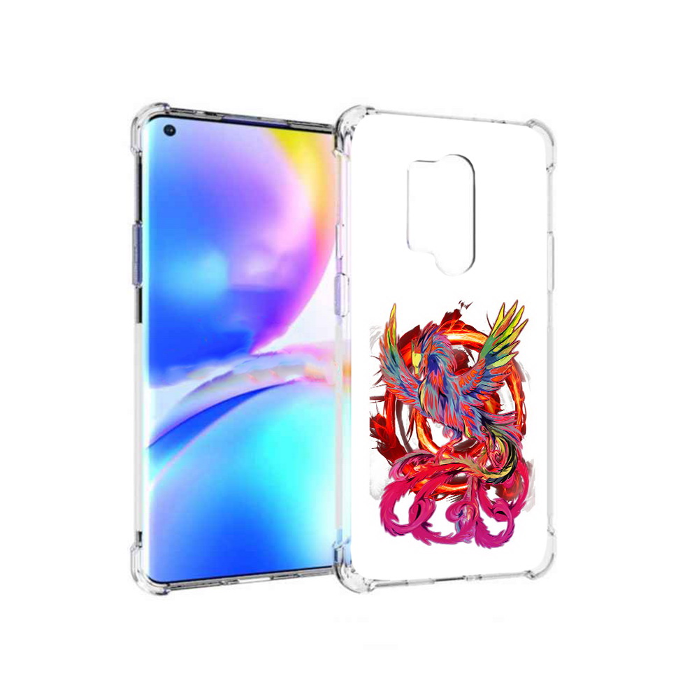 

Чехол MyPads Tocco для OnePlus 8 Pro красочный феникс (PT148281.139.414), Прозрачный, Tocco