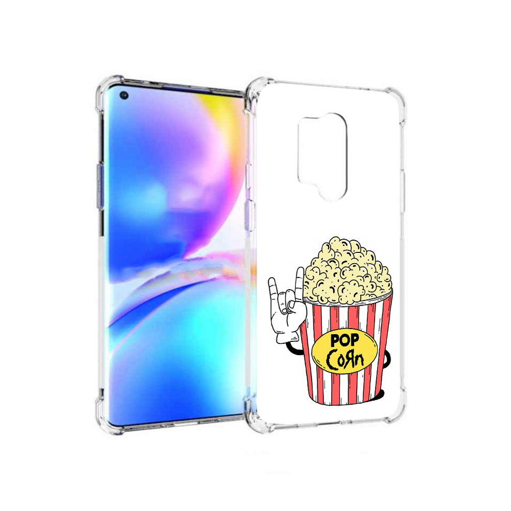 

Чехол MyPads Tocco для OnePlus 8 Pro крутой попкорн (PT148281.139.427), Прозрачный, Tocco