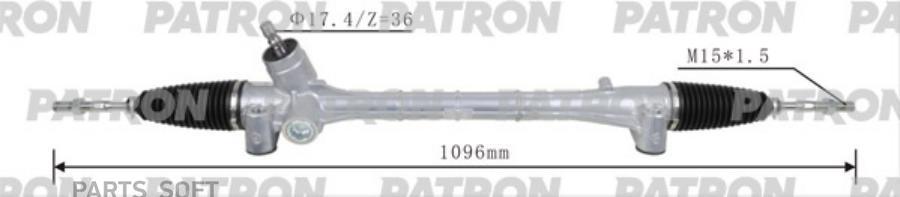 

Рейка рулевая TOYOTA AURIS (E150) 07-13 PATRON PSG3122