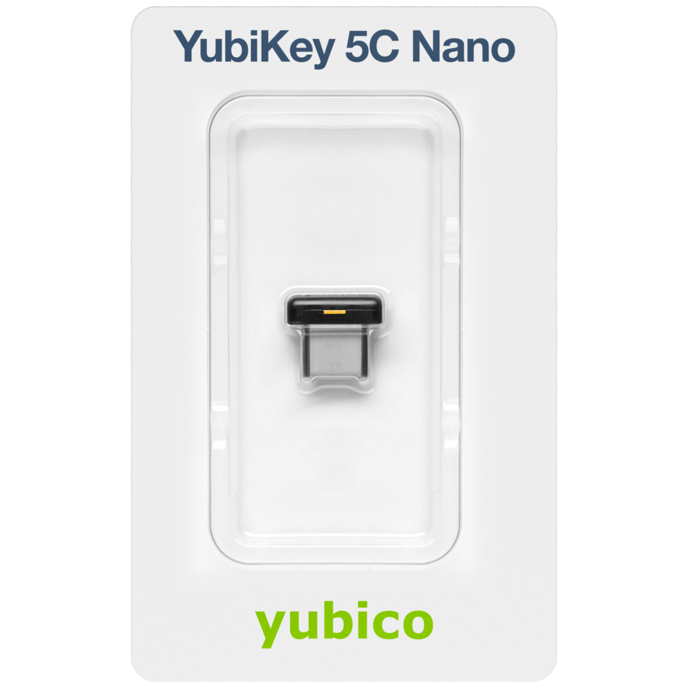 Защита данных YubiKey Type-C (5 Nano Type-C)