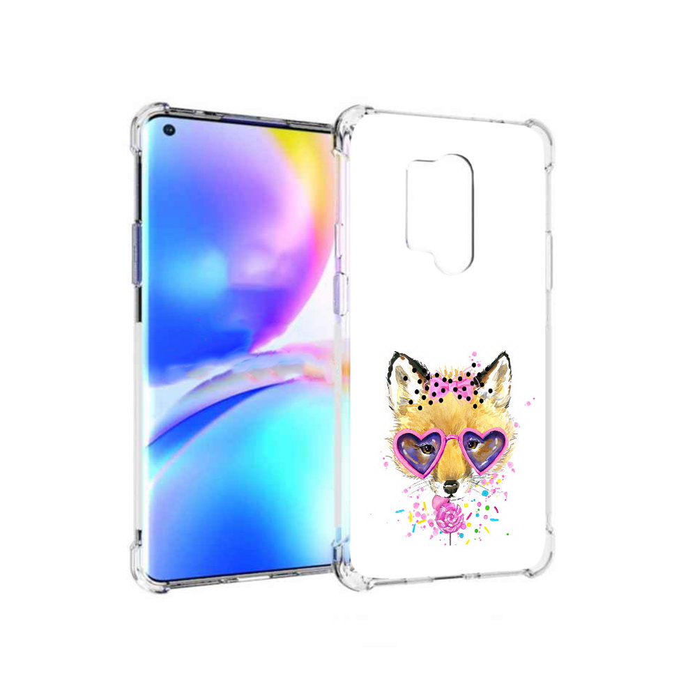 

Чехол MyPads Tocco для OnePlus 8 Pro лисенок с бантиком (PT148281.139.441), Прозрачный, Tocco