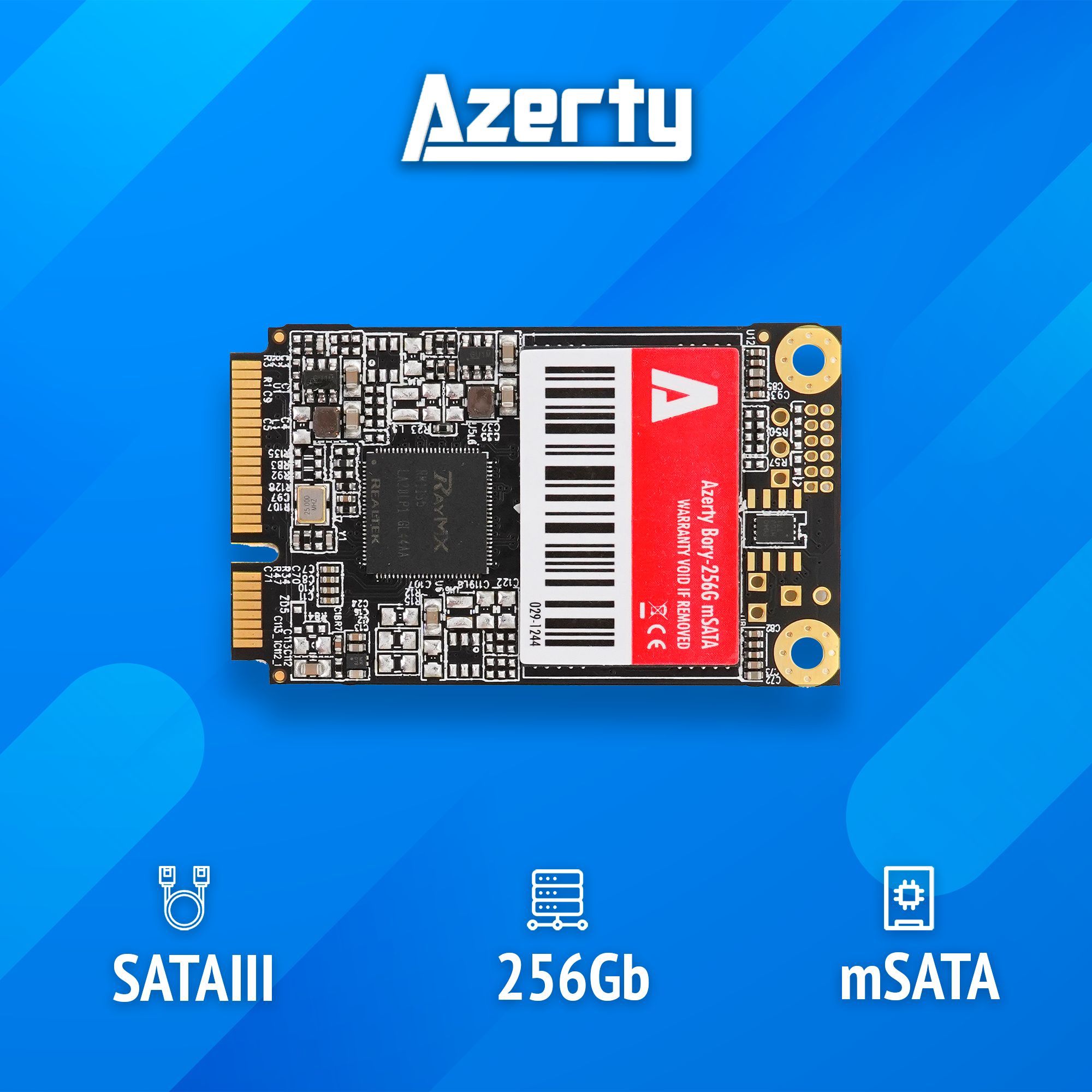 

SSD накопитель Azerty Bory mSATA 256G mSATA 029-1244, Bory mSATA