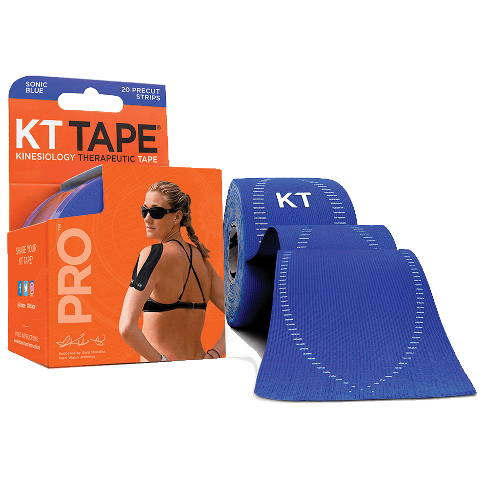 

Кинезиотейп KT Tape Pro Precut синий 500 см, Pro Precut
