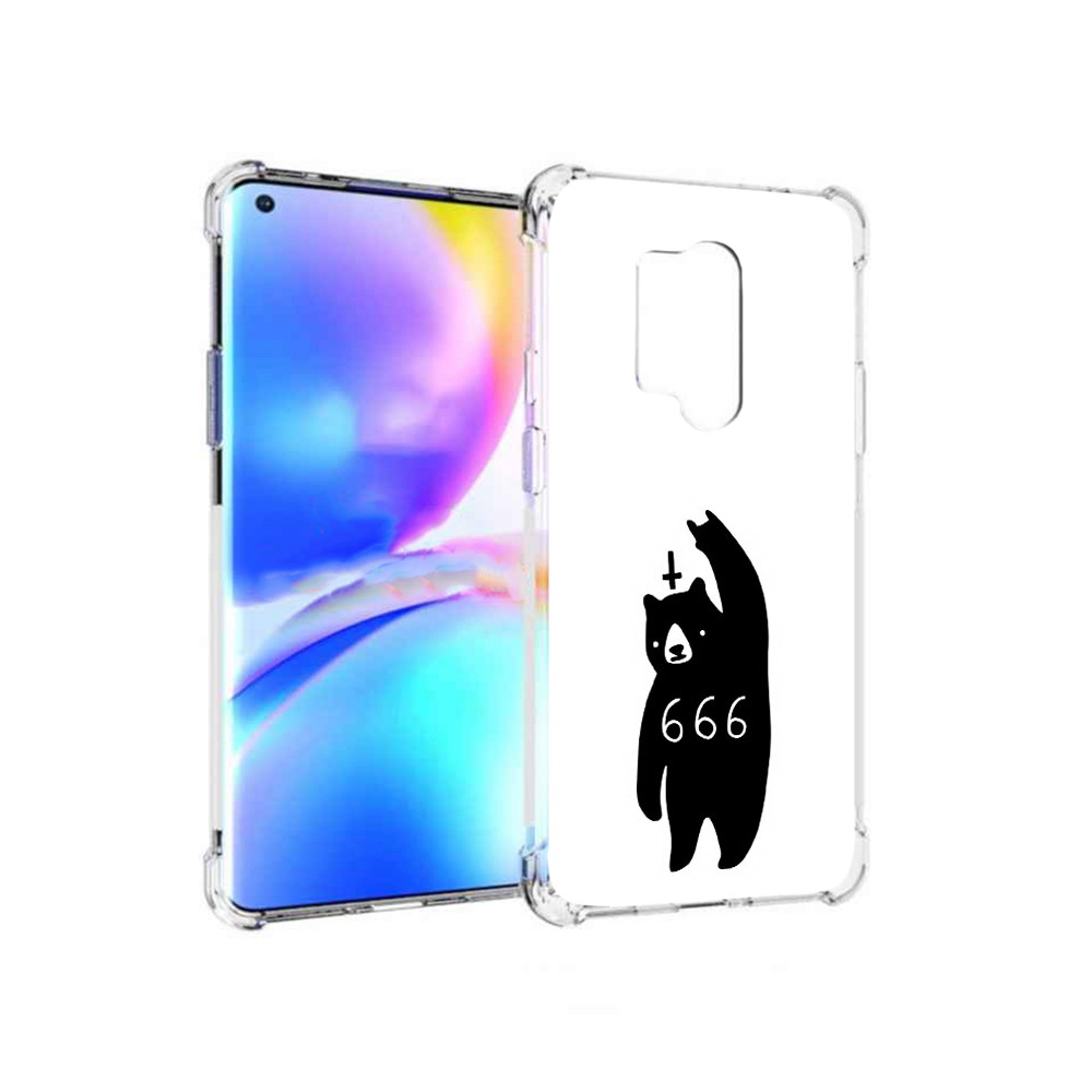 

Чехол MyPads Tocco для OnePlus 8 Pro медведь 666 (PT148281.139.462), Прозрачный, Tocco