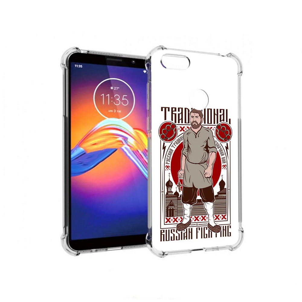 

Чехол MyPads Tocco для Motorola Moto E6 Традициональный мужчина (PT227058.343.173), Прозрачный, Tocco