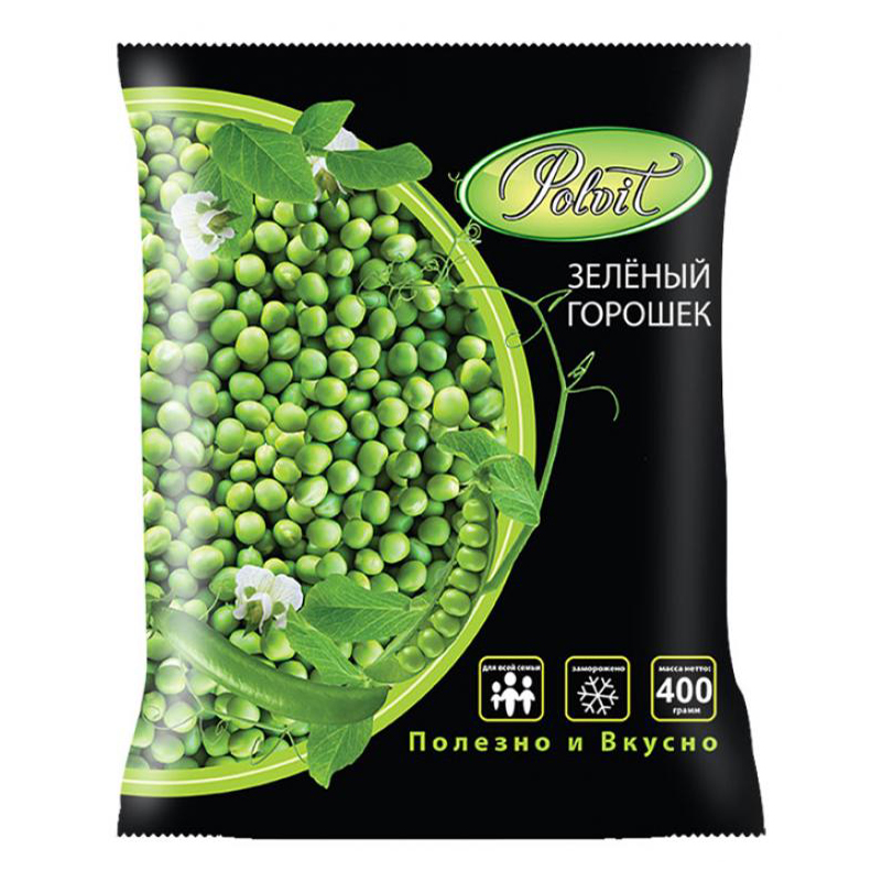 

Горошек Polvit зеленый замороженный 0,4 кг