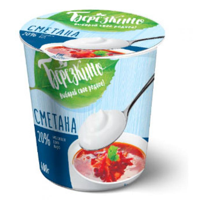 

Сметана Березкино 20% бзмж 400 г