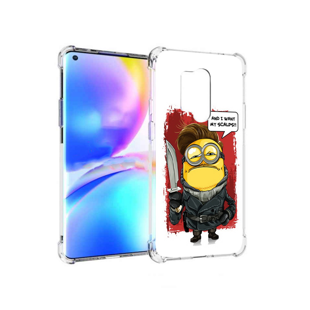 

Чехол MyPads Tocco для OnePlus 8 Pro миньон убийца (PT148281.139.477), Прозрачный, Tocco