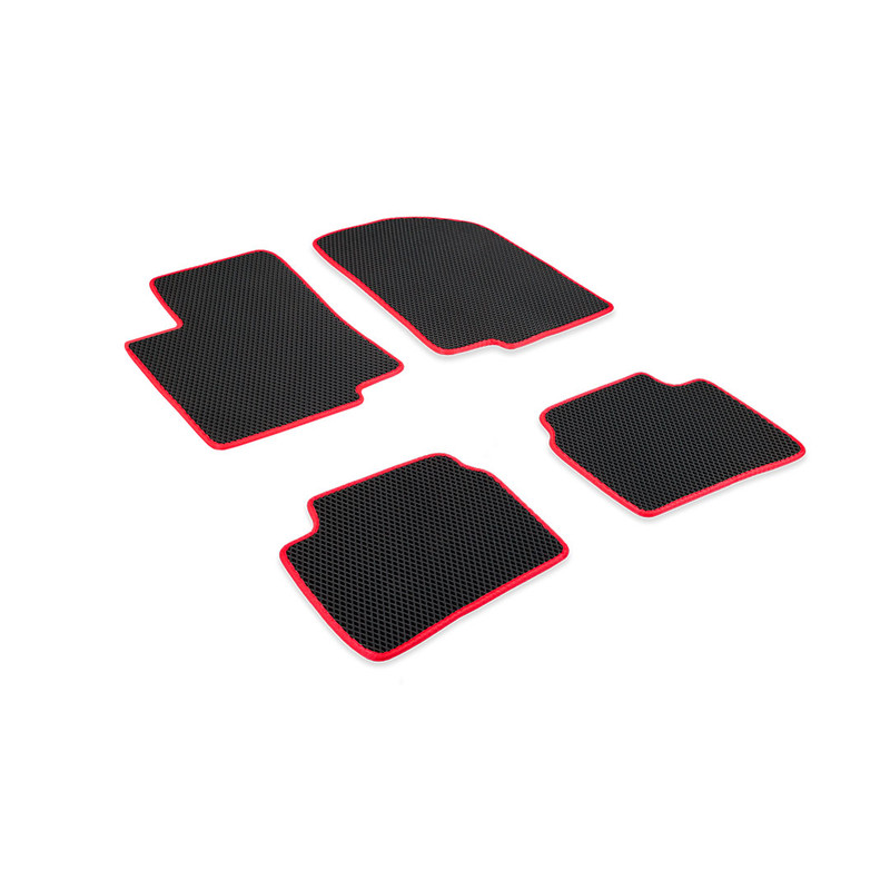 

Комплект ковриков в салон CellMat ЭВА Митсубиси Эклипс G2, черный-красный, Eclipse G2